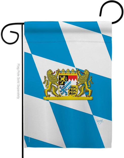 Breeze Decor Bavaria Garden Flag Regional Nation International World Country Particular Area House Decoration Banner Small Yard Gift Double-Sided,...