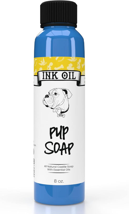 Pup Soap - Ink Oil | Dog Shampoo/Soap | Puppy Bath Supplies | Pet wash Essentials | Grooming Health Bath Deodorizer | Long-Lasting Fresh Cleaning ...