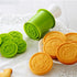 KAISHANE Easter Cookie Stamps,Easter Cookie Cutter Set,6 Pcs Interchangeable Cookie Stamps,1 Pcs Round Cookie Cutter,1 Pcs Cookie Press,Random Col...