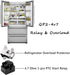 QP2-4.7Starter Relay and Overload 1 Pin Refrigerator Starter Relay and 6750C-0005P Refrigerator Overload Protector?2 Pieces in Total?Mini Refriger...
