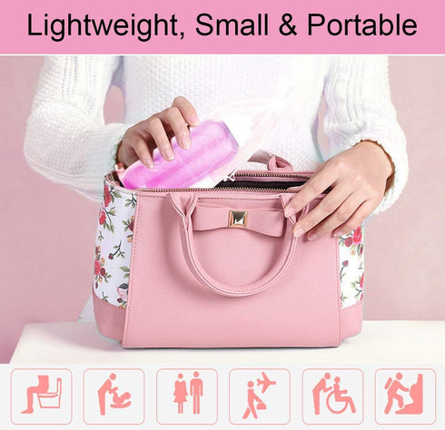 Portable Hand-held Vulva and Anus Cleaner and Personal Health Vaginal Washing Container, Travel Urinal Spray Scrubber for Personal Hygiene (PG 2IN...