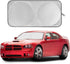 Vepagoo Car Windshield Sun Shade Window Cover Shade Interior Sun Protection Curtain 59inX29in, UV Rays and Sun Heat Protector, Keep The Car Interi...