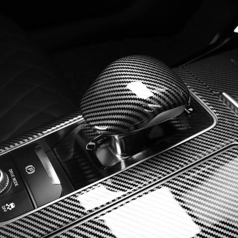 YOUTOOOCAR Carbon Fiber Pattern Gear Cover ABS Auto Shift Gear Cover Car Knob Gear Protector Compatible with Kia Stinger 2017-2024 Accessories...