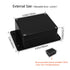 Junction Box IP65 Waterproof Dustproof ABS Plastic Universal Electric Project Enclosure with Fixed Ear Black 4.5x3.5x2.2 inch (2pc)...