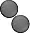 Unifizz 2pcs 8'' Plastic Audio Speaker Cover Mesh Subwoofer Grill Horn Guard Decorative Circle Grille Protector Black for Auto Car...