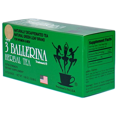 3 Ballerina Tea Extra Strength - 2 Pack (36 Tea Bags)...