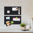 Cork Board 17"x 8" Self-Adhesive Black Cork Board, 1/2" Thick Cork Boards, 1 Pack Black Bulletin Board (4320BK-12mm-1p)...