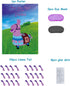 Video Game Party Favors, Pin The Tail on The Llama, Big 157g Copperplate Paper. Llama Party Decorations, Elastic Blindfolds, Stickers All Edge Cut...