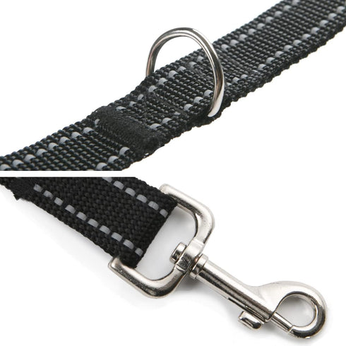 6FT Reflective Dog Leash for Large&Medium and Small Dogs, Strong and Durable Nylon Leashes for Walking and Training, Heavy Duty 6 Foot Dog Leash w...