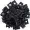 (100 Of Pack) Black 9mm Cable Tie Mount Base Saddle Type Mount Screw Wire Bundle Holder Base Holder Width Cable Large Size 0.75 inch...