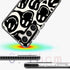 Black Funny Face Trendy Cute Clear Phone Case for Samsung Galaxy S21 Plus 6.7" with Built-in Bumper Shockproof Protective Cover for Galaxy S21 Plu...