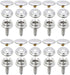 PZRT 10 Sets Canvas Snap Kit Fastener Screw Snaps Consists of Buttons Sockets and Screw Studs for Leather Jackets Handbags...