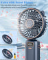Mini Fan,Small Hand Fan with Pedestal,USB Battery Powered Eyelash Folding Lanyard Silent Cordless Fan,Handheld/Neck/Desk 3 in 1 Personal Fan,Porta...