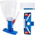 Portable Pool Vacuum Jet Cleaner-with Brush&Filter Bag&48" Pole,No Electric Power Needed, Use Garden Hose Water Pressure to Vacuum,for Inflatable ...