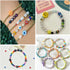 Round Letter Beads A 4x7mm Acrylic White Vowel Alphabet Beads for Bracelets DIY Jewelry Keychains Making Sunglasses - 300pcs...