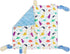 Dr.Rapeti Tag Security Blanket for Baby Infant Toddler Kid 10x10inches Washable Sensory Toy Lovey Appease Blanket (dinosaur)...