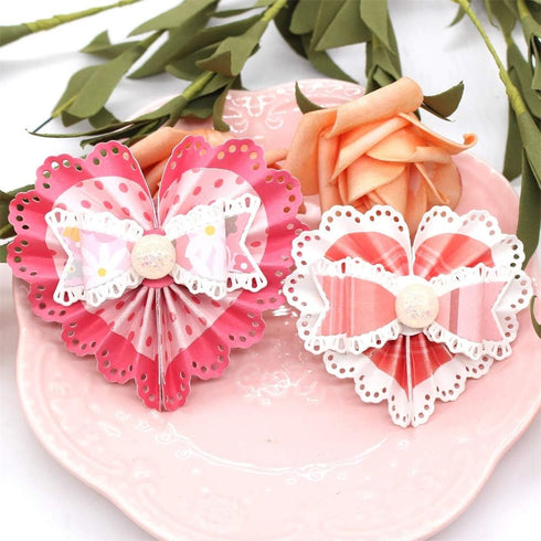 KSCRAFT Heart Rosettes Metal Cutting Dies Stencils for DIY Scrapbooking Decorative Embossing DIY Paper Cards (Small Size)...