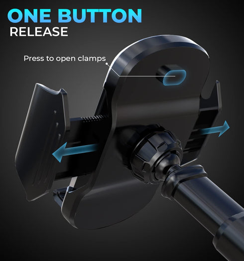 Bestrix Phone Mount for Car – Holder Mount, Dashboard, Windshield, and Air Vent– All Cars, Installs in Minutes Holds Phones up to 6.7”– Dashboard....