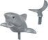 DecoSet® SHARK CREATIONS Cake Topper for Birthdays and Parties, DecoPac Cake Decorating 2-Pc Decorations Set...