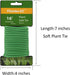 Green Soft Twist Tie Plant Tie Flexible TPR Garden Supply, for Tomatoes Roses Vines Organizing(16.4 feet/ 5 Meters)…, 16 feet...