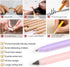 AUAUY 6PCS 2 in 1 Ballpoint Pens and Infinity Pencil, Inkless Pencil, No Sharpening Pencil, Reusable Everlasting Pencil with 6 Replaceable Nib and...