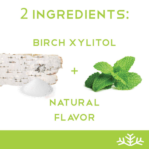 Spearmint KETO Xylitol Candy Chips - SNØ 1.5oz Tin - Sugar-Free Candy With Only 2 Ingredients | Low Carbs, Diabetic-Friendly, Non-GMO, Vegan, GF &...