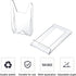 WANDIC Acrylic Plate Stands, 10 Pcs Mini Clear Plastic Display Holders Adjustable Picture Plate Easels Stands to Display Flat Plates, Photos, Plac...