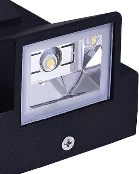 Outdoor Wall Light Dual Head Exterior Wall Lamp with Up and Down Sconces Wall Mount Lights for Garage, Doorway(white light)...