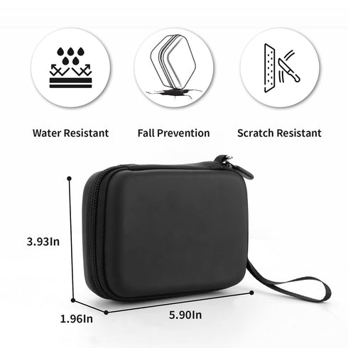 QLoztyse Retro Handheld Game Console Case for Anbernic Rg35xx - Storage Handheld Games Hard Carrying Cases Compatible with Rg353v, Rg353vs, Rg405v...