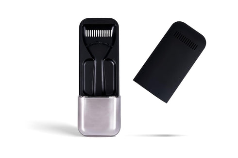 Razor Travel Case Portable, Manual Razor Case for Gillette, Silver- black Waterproof Shaver Storage Box(1PC?......