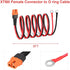 XT60i to O Ring Terminal Cable,12AWG XT60i Female to O Ring Connector with Tinned Pure Wire,for RC Battery Solar Portable Power Power Station and ...