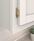 Amerock BPR3429CZ | Cabinet Hinge | Variable Overlay Self Closing Face Mount | Champagne Bronze | Kitchen Cabinet Door Hinge | 1 Pair/2 Pack | Fun...