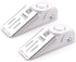 EMDMAK Door Stop Alarm with 120DB Siren Door Stop for Home & Travel (White) (Pack of 2)...
