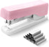 M&G Stapler Desktop Stapler, Small Cute Stapler with 1000 Staples, 20 Sheet Capacity, Portable Basic Staplers for Office School Home (Pink)...