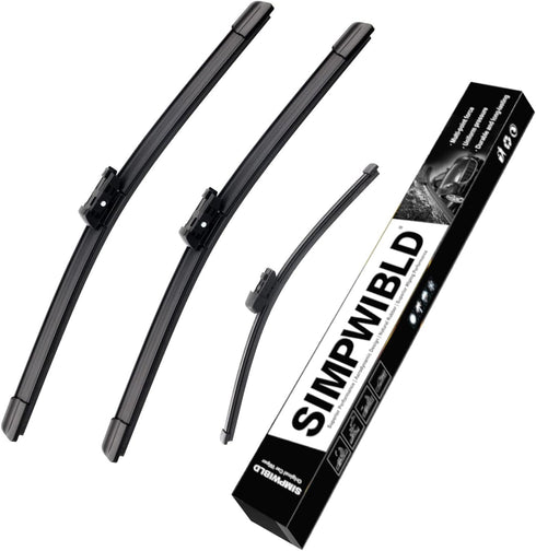 3 Factory Wiper blades Replacement For 2018-2022 Volkswagen Atlas Original Equipment Replacement Windshield Wiper Blades Set 26"+22"+12" (Set of 3...