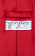 Vesuvio Napoli NeckTie Solid RED Color Men's Neck Tie...