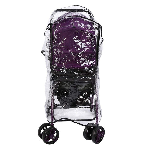 GOTOTOP Baby Stroller Cover PVC Universal Waterproof Baby Stroller Rain Cover Dust Wind Shield Pram Accessory 21.7 x 29.5 x 15.7inch...