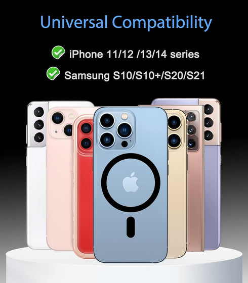 Metal Ring Adhesive Sticker Rings for iiPhone 12 13 14 15 Case Converter Kit Accessories, Magnetic Car Magnet Mount Adapter Metal Rings (not Magne...
