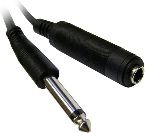 CNE40230 6 Feet, 1/4-Inch Mono Extension Cable, 1/4 Male to 1/4 Female...