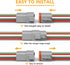 Newdeli Deutsch 12 Pin Connector Kit Waterproof Electrical Connector 16 AWG Male and Female Automotive Wire Connectors for Car Truck Boat, Dt Conn...