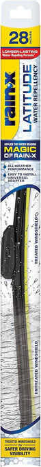 Rain-X 5079282-2 Latitude 2-In-1 Water Repellent Wiper Blades, 28 Inch Windshield Wipers (Pack Of 1), Automotive Replacement Windshield Wiper Blad...