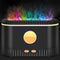 Black Flame Fire Diffuser Humidifier?7 Colors Changing Oil Diffuser?200ml Capacity Visual Water Level Line Aromatherapy Humidifier?Suitable for Li...