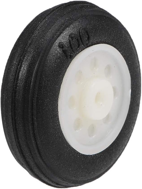 uxcell Tire and Wheel Sets for RC Car Airplane,PU Sponge Tire with Plastic Hub,1"...