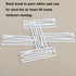 Ailejia White Curtain Drapery Pleat Hooks 4 Prongs Drapery Hooks Traverse Pleater Pinch Pleat Clips Hooks 50pcs for Slides Clasp Drapery Hooks...