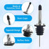 Liquor Pour Spouts with Dust Caps - Speed Pourer Nozzles for Alcohol & Liquor Bottles | Pro Bar & Home Use Bartender Accessories with Leak-Proof &...