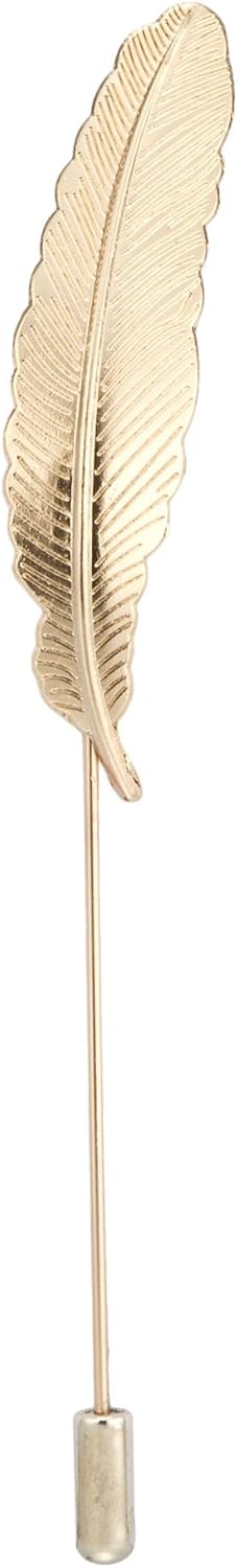 Knighthood Lapel Pin For Men Formal Gold Feather Office Lapel Pin Brooch Badges...