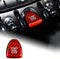 AIRSPEED Carbon Fiber Car Engine Start Button Sticker Interior Ignition Trim Decal for Mini Cooper F54 F55 F56 F57 F60 Accessories (Red)...