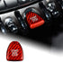 AIRSPEED Carbon Fiber Car Engine Start Button Sticker Interior Ignition Trim Decal for Mini Cooper F54 F55 F56 F57 F60 Accessories (Red)...