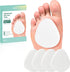 Welnove Metatarsal Foot Pads for Pain Relief - 20 Pieces Ball of Foot Cushion for Women & Men - 1/4" Thick Adhesive Foam Felt Pads, Forefoot and S...