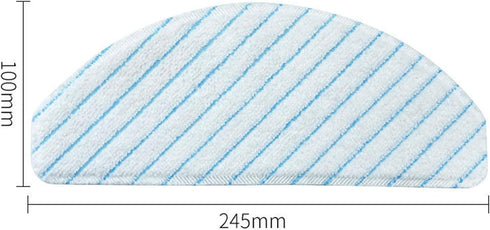 10 Pack Replacement Mop Cloth Pads for ECOVACS DEEBOT OZMO T10/T10 Plus Robot Vacuum Cleaner Accessories (5 Microfiber Washable Cloth + 5 Disposab...